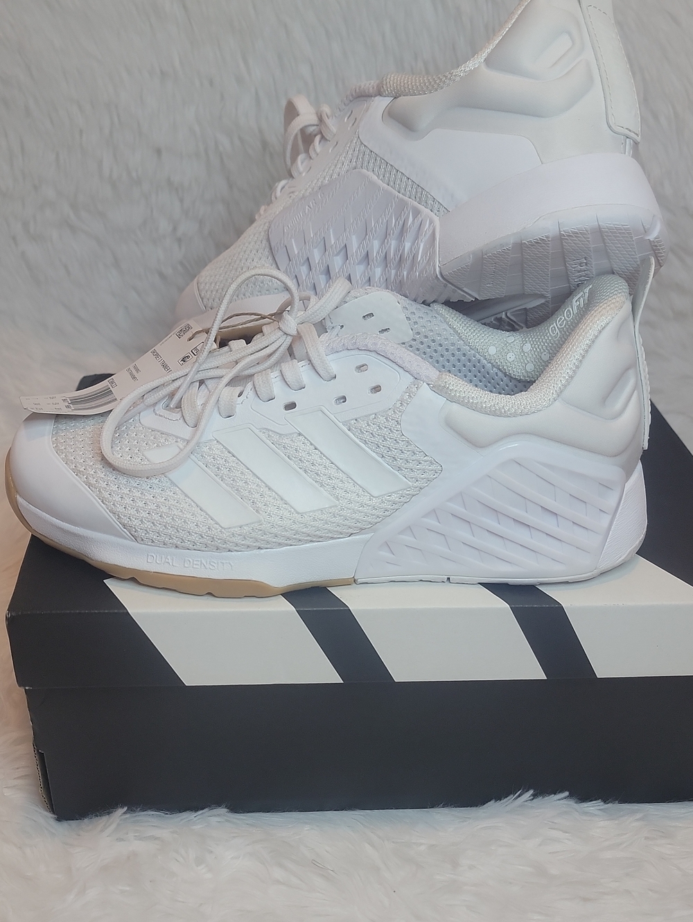 adidas Dropset 3 Trainer White Training Sneakers. ID8633. HEAT RDY. Size 7